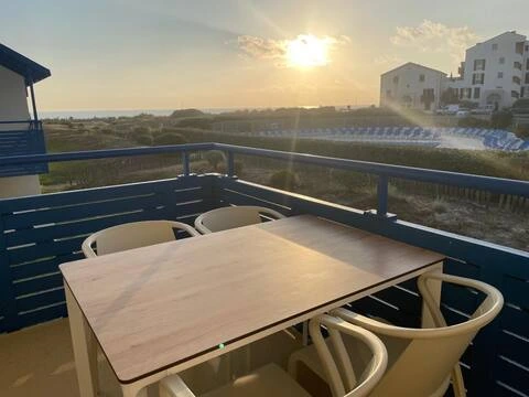 alt="Appartement Lacanau Océan – Vue sur l'océan depuis la terrasse