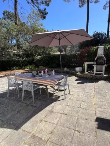 Villa piscine tennis domaine Hét Club Lacanau